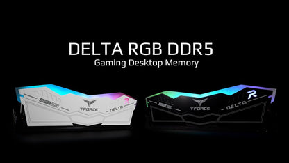 DELTA RGB DDR5 WHT 32GB(2X16GB) 6400