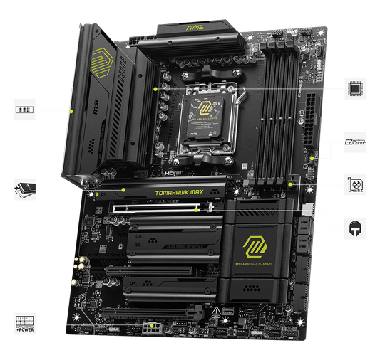 MSI AM5 MAG B850 TOMAHAWK MAX WIFI