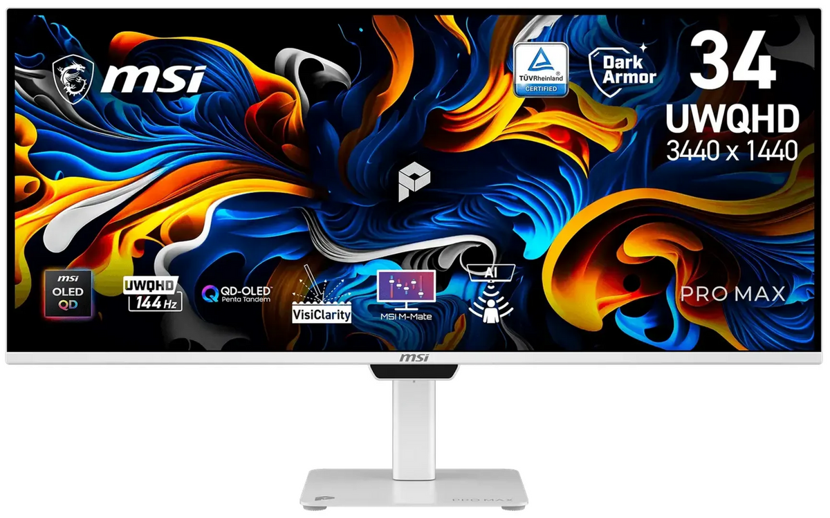 MSI PRO MAX 341QPXW14G ultrawide monitor