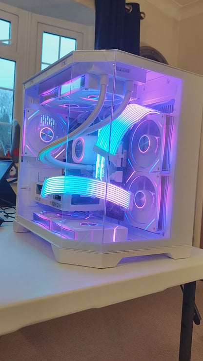 THE FROSTBITE 1080 – All-White 1080p Gaming Beast | White Build | DDR4
