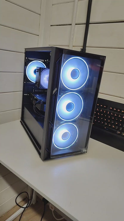 Lucid RGB Gaming PC – Ryzen 5 Pro 2400G | GTX 1660 Ti | 16GB | 1TB SSD | Win 11