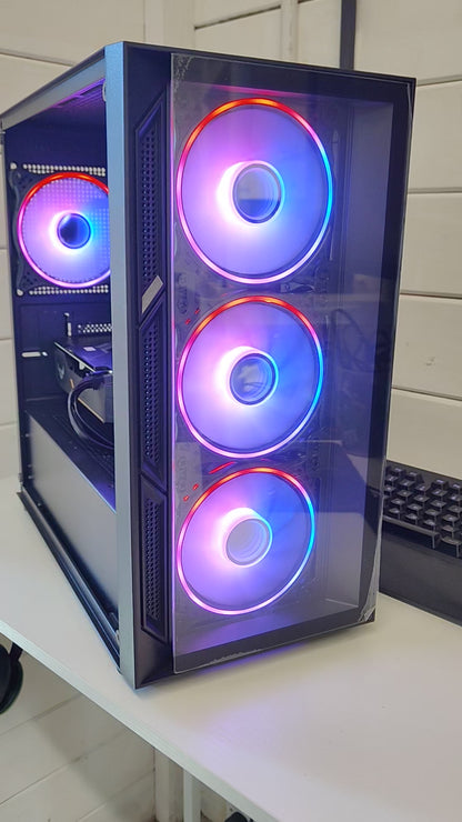 Lucid RGB Gaming PC – Ryzen 5 Pro 2400G | GTX 1660 Ti | 16GB | 1TB SSD | Win 11