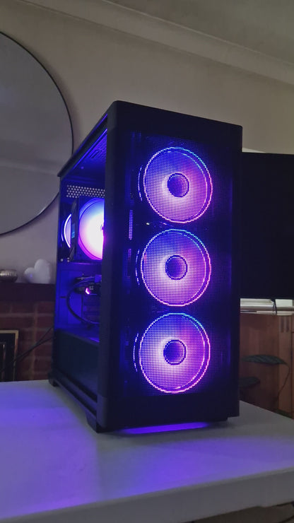 1440p Meta Gaming PC – Pink Parsnip Versa | Intel i5-14600KF | RX 9060 XT | 32GB DDR5 | 1TB NVMe | Windows 11 | Fortnite & GTA | Streaming Ready