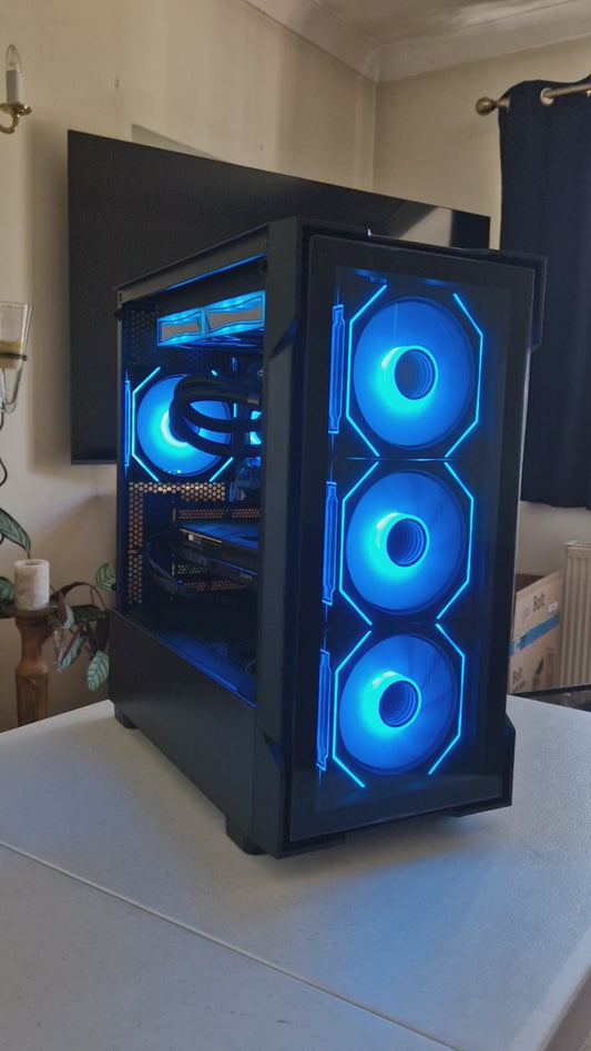 THE PHOENIX — Ryzen 7 5700X | RTX 5060 | 32GB RAM | 1TB NVMe | 240mm AIO | ARGB Infinity Case | Fortnite & GTA | DDR4 | Streaming Ready