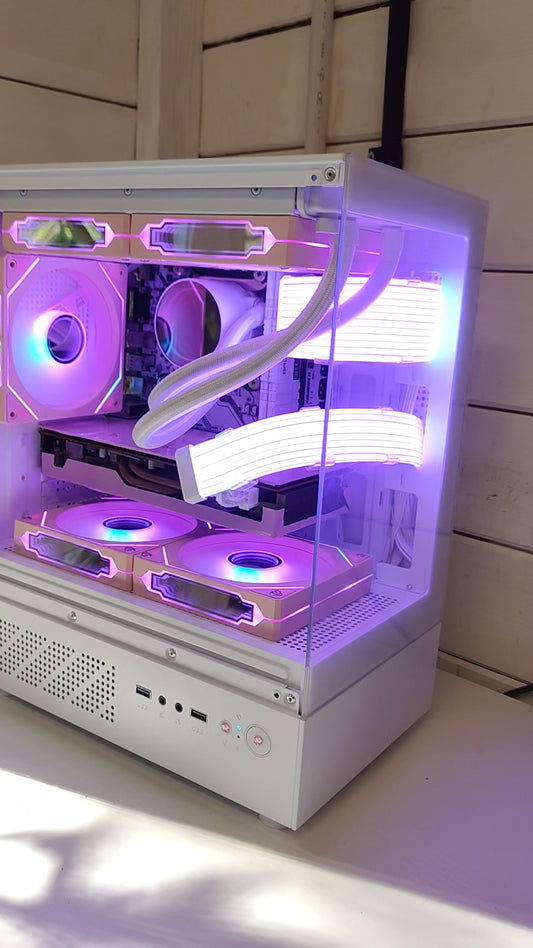 The Lady Parsnip – Limited Edition Compact White & Pink Gaming PC