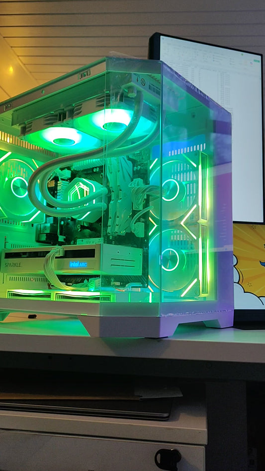 Eclipse – AM4 Starter in Black or White (Ryzen 5 5600xt / Arc B570 10GB)