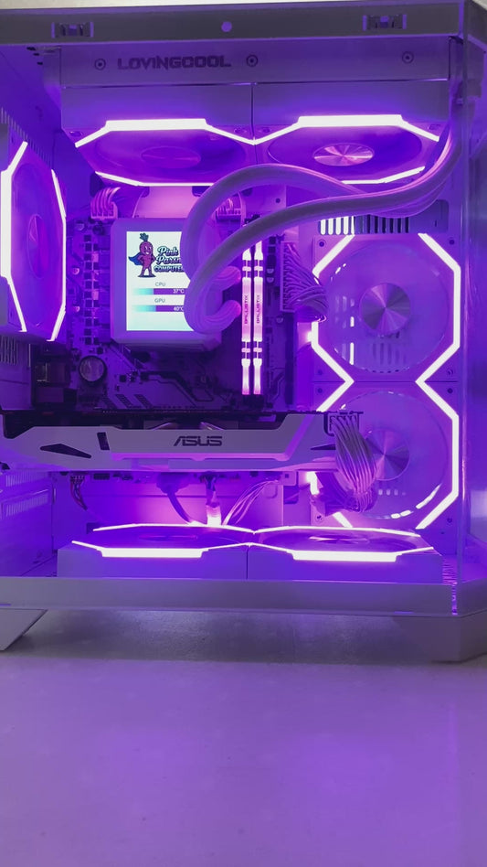 The Polar ❄️ | GTX 1070 8GB Gaming PC | Ryzen Platform | 16GB RAM | 1TB NVMe | RGB | AIO Screen | DDR4