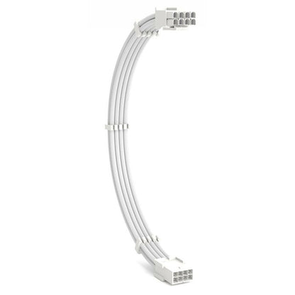 Pro Braided Cable Extension Set In Brilliant White - Pink Parsnip Computers