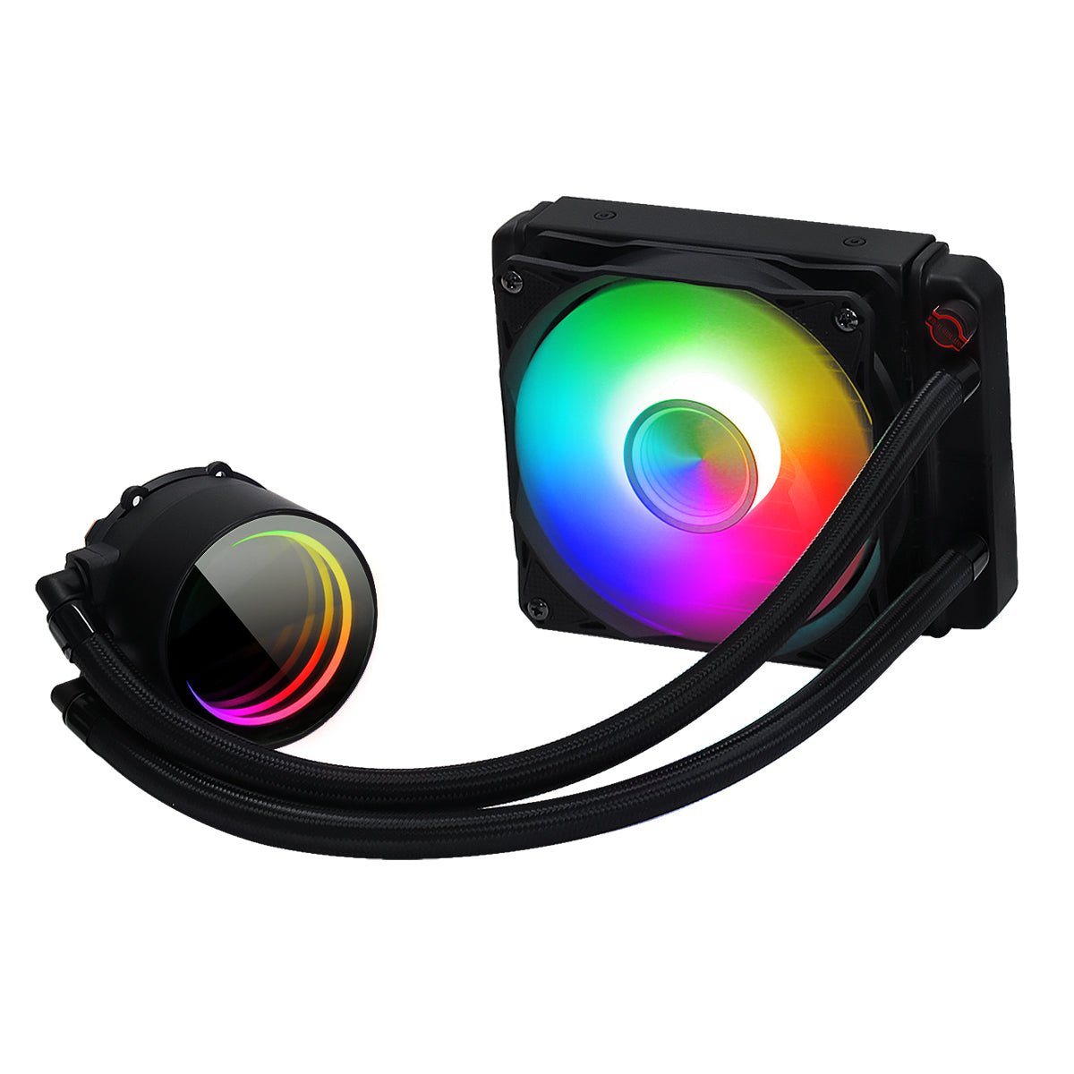 Pro Glacier Watercooler 120mm Black ARGB Infinity - Pink Parsnip Computers