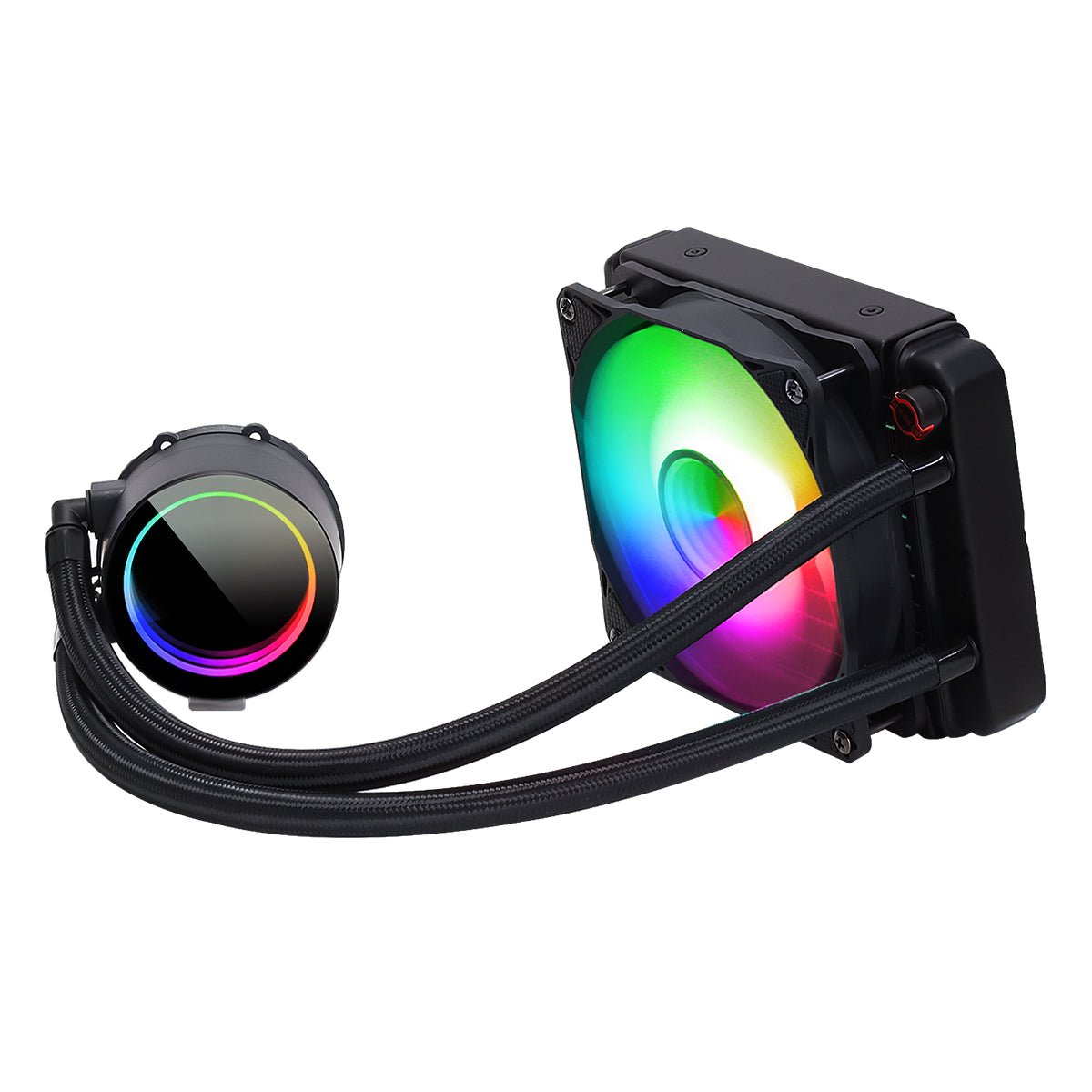 Pro Glacier Watercooler 120mm Black ARGB Infinity - Pink Parsnip Computers