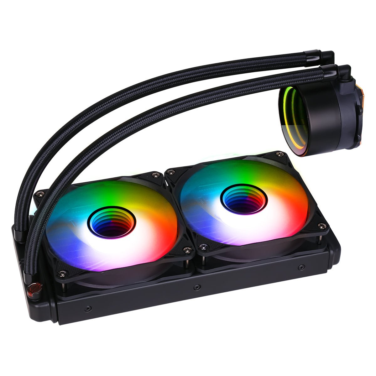 Pro Glacier Watercooler 240mm Black ARGB Infinity - Pink Parsnip Computers