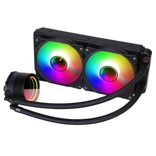 Pro Glacier Watercooler 240mm Black ARGB Infinity - Pink Parsnip Computers
