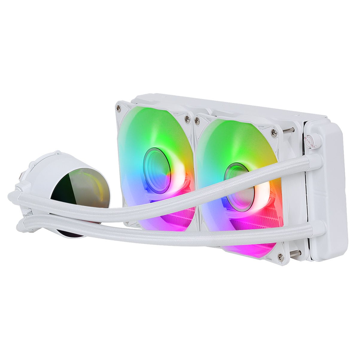 Pro Glacier Watercooler 240mm White ARGB Infinity - Pink Parsnip Computers