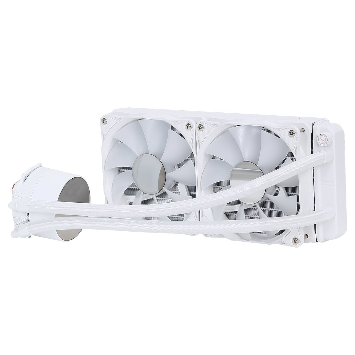 Pro Glacier Watercooler 240mm White ARGB Infinity - Pink Parsnip Computers