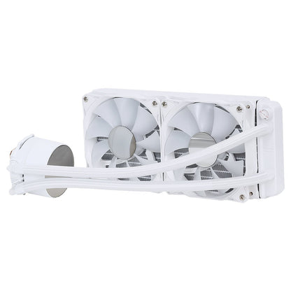 Pro Glacier Watercooler 240mm White ARGB Infinity - Pink Parsnip Computers