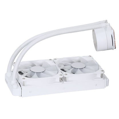 Pro Glacier Watercooler 240mm White ARGB Infinity - Pink Parsnip Computers