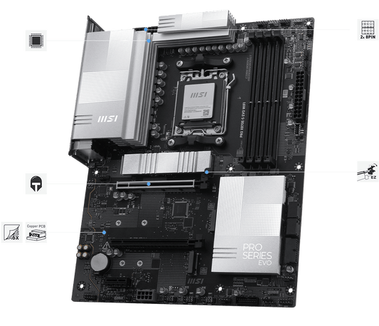 MSI AM5 PRO X870E-S EVO WIFI