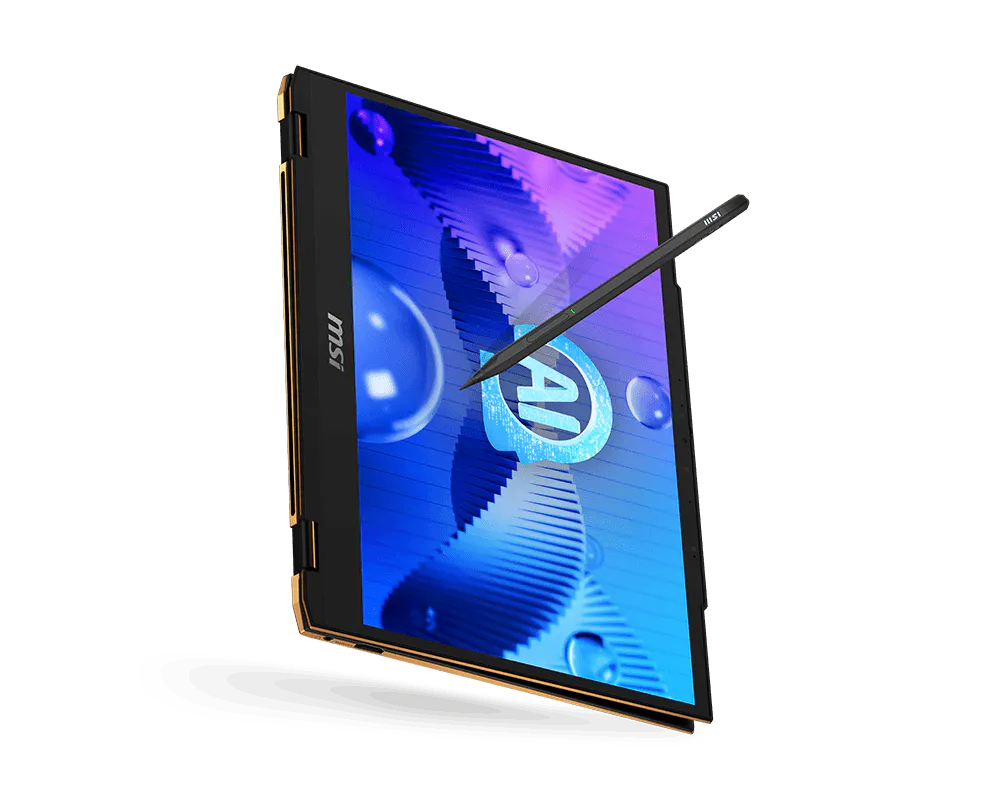 MSI Summit E13 AI Evo A1M Summit E13 AI Evo A1MTG-002UK 33.8 cm (13.3) Touchscreen Convertible 2 in 1 Notebook - Full HD Plus - Intel Core Ultra 7 155H - Intel Evo Platform - 32 GB - 1 TB SSD - Ink Black