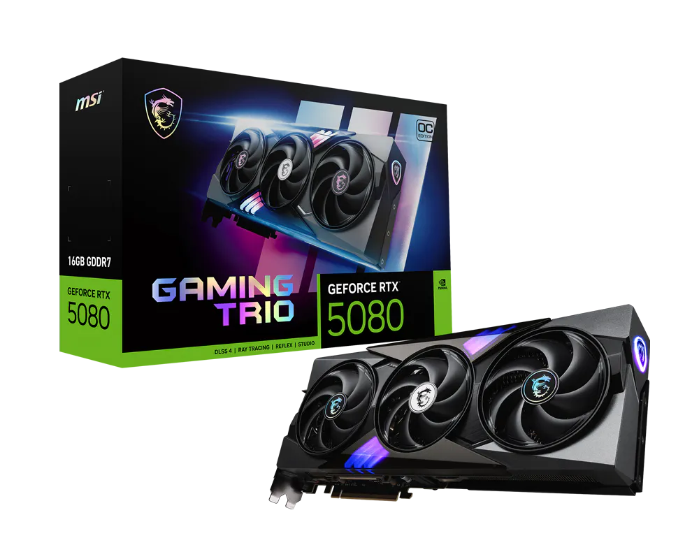 MSI RTX 5080 16GB GAMING TRIO OC