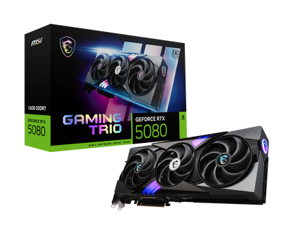 MSI RTX 5080 16GB GAMING TRIO OC