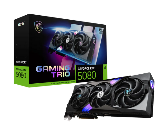 MSI RTX 5080 16GB GAMING TRIO OC