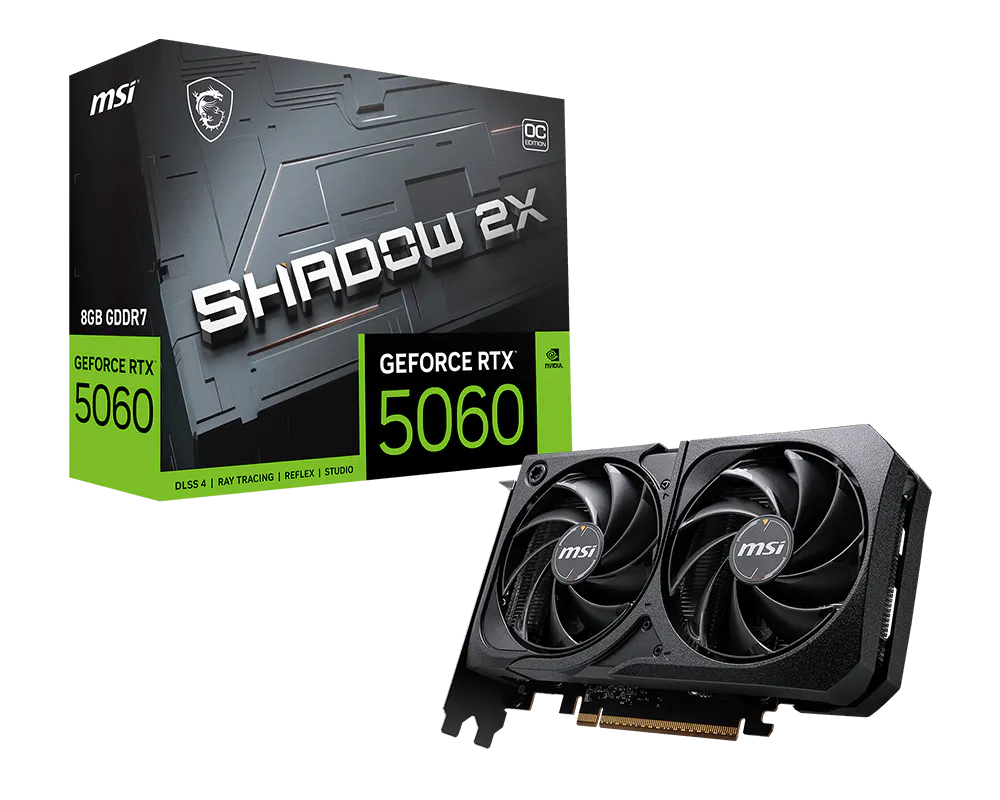 MSI 5060 8GB SHADOW 2X OC BULK