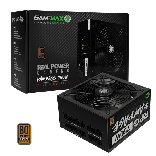 GameMax 750W RPG Rampage Full-Modular 80 Plus Bronze PSU
