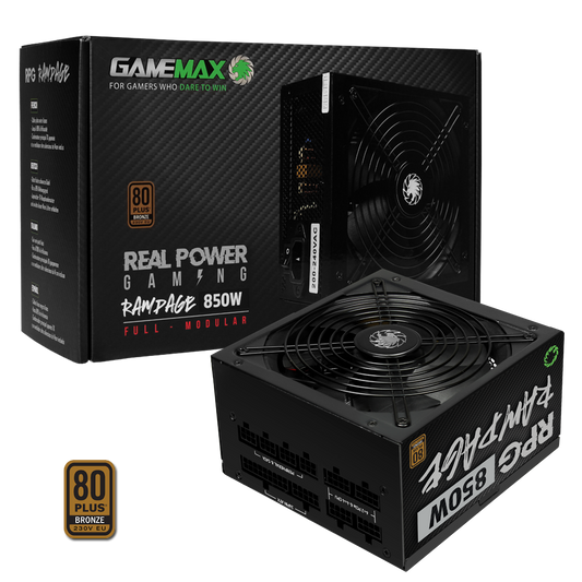 GameMax 850W RPG Rampage Full-Modular 80 Plus Bronze PSU
