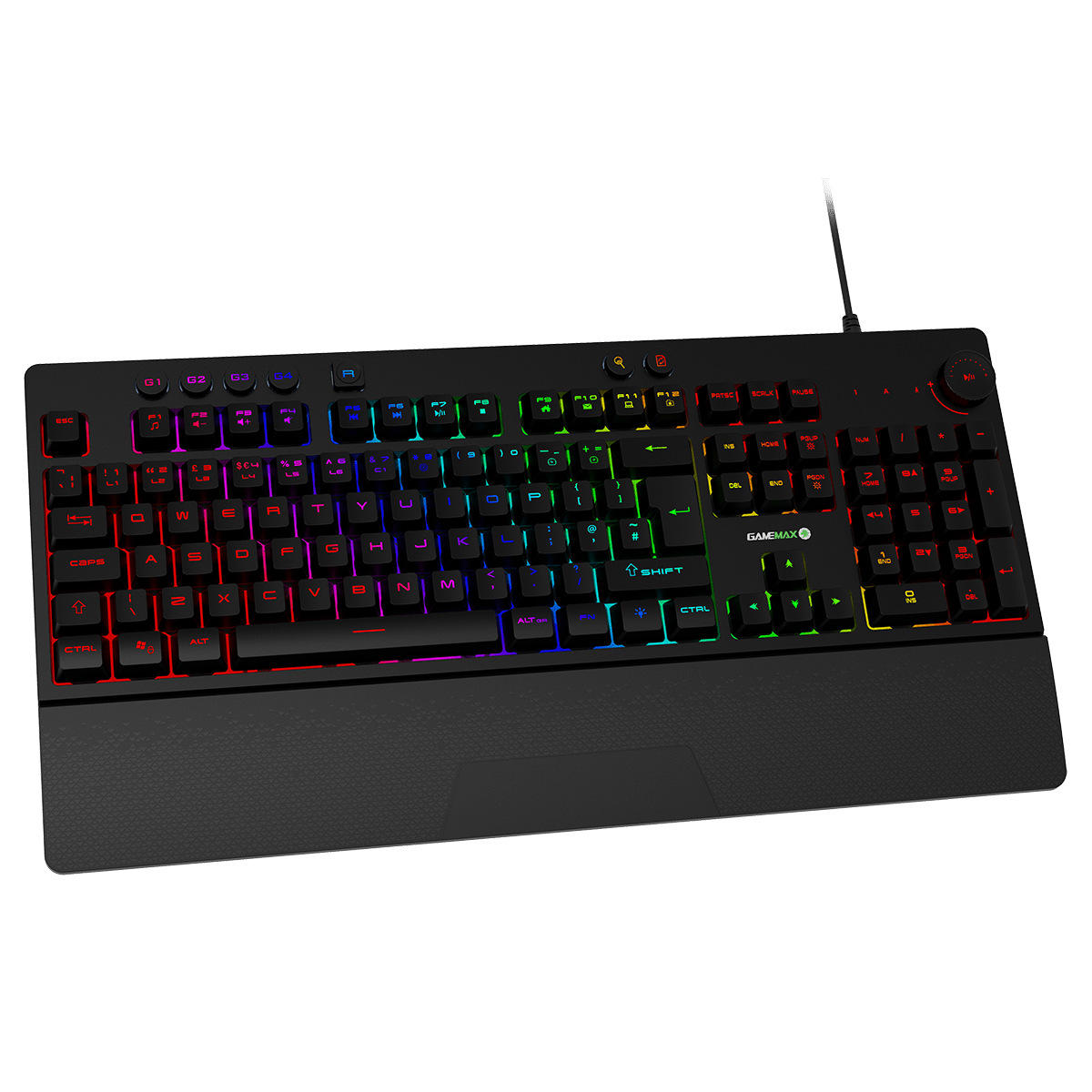 Pulse 4 - in - 1 Pro Keyboard Mouse Headset Mouse Pad Combo Kit - Pink Parsnip Computers