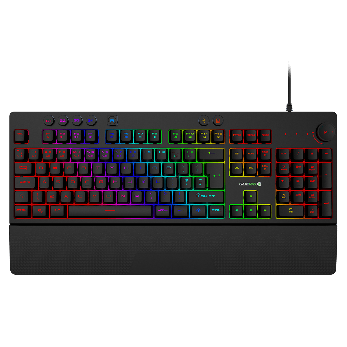 Pulse 4 - in - 1 Pro Keyboard Mouse Headset Mouse Pad Combo Kit - Pink Parsnip Computers
