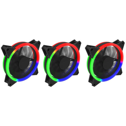RGB Kit 3x Velocity Fans 1x Viper Strip 1x Hub 4pin Sync Brown Box - Pink Parsnip Computers