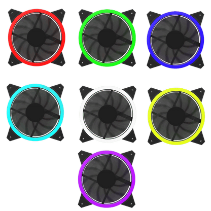 RGB Kit 3x Velocity Fans 1x Viper Strip 1x Hub 4pin Sync Brown Box - Pink Parsnip Computers