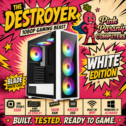 The Destroyer – 1080p Gaming Beast | DDR4 | RX5700XT | Ryzen 5 5500