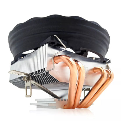 4-Heat Pipe CPU Cooler – PWM 4-Pin PC Radiator Cooling Fan