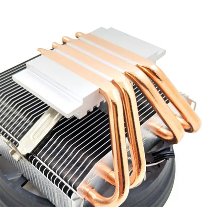 4-Heat Pipe CPU Cooler – PWM 4-Pin PC Radiator Cooling Fan