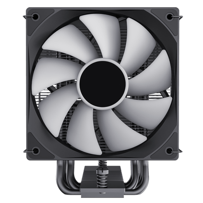 Sigma 550 Black ARGB CPU Cooler With 120mm PWM ARGB Infinity Fan 5 x 6mm Heat Pipes TDP 220W - Pink Parsnip Computers