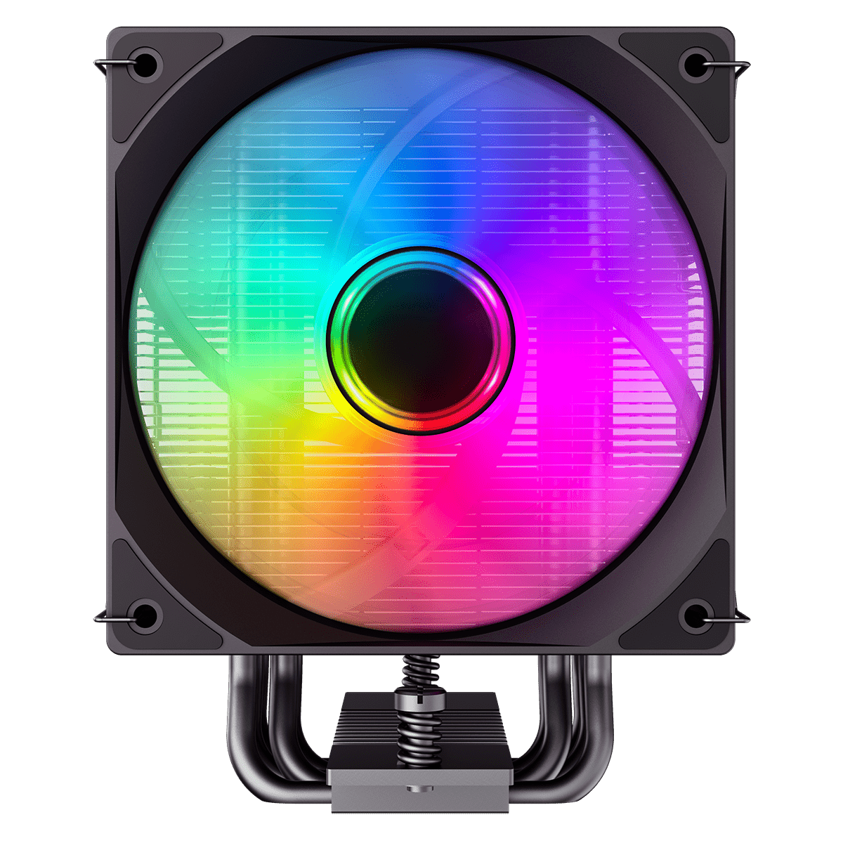 Sigma 550 Black ARGB CPU Cooler With 120mm PWM ARGB Infinity Fan 5 x 6mm Heat Pipes TDP 220W - Pink Parsnip Computers