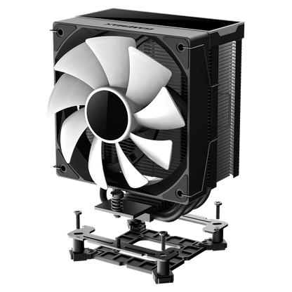 Sigma 550 Black ARGB CPU Cooler With 120mm PWM ARGB Infinity Fan 5 x 6mm Heat Pipes TDP 220W - Pink Parsnip Computers