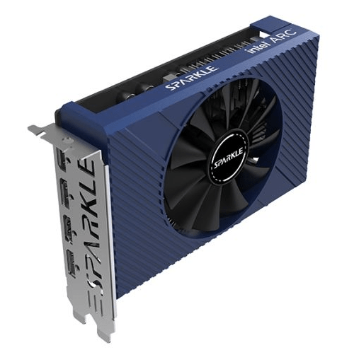Sparkle Intel ARC A380 ELF, 6GB DDR6, PCIe4, HDMI, 3 DP, 2000MHz Clock - Pink Parsnip Computers