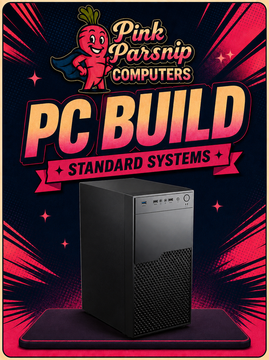 New Build Fee – Standard PC (Mobo, RAM, GPU, PSU, up to 4 fans)
