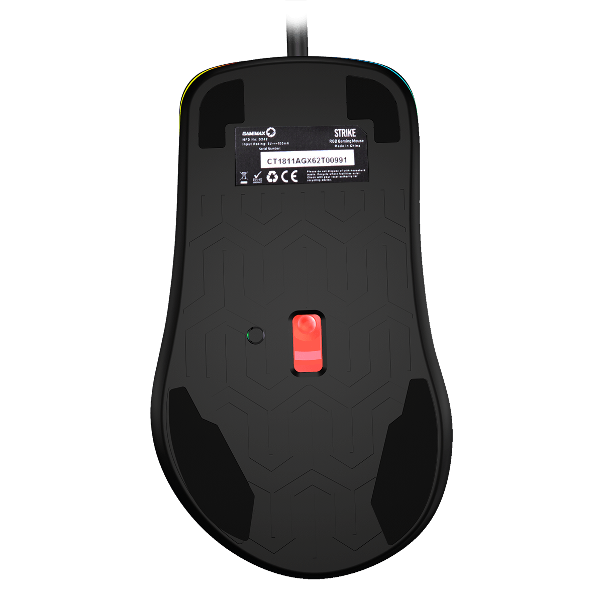 Strike Gaming Mouse Pulsing RGB - Pink Parsnip Computers