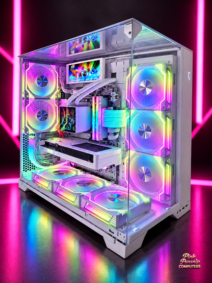 The Frostline gaming PC by Pink Parsnip Computers