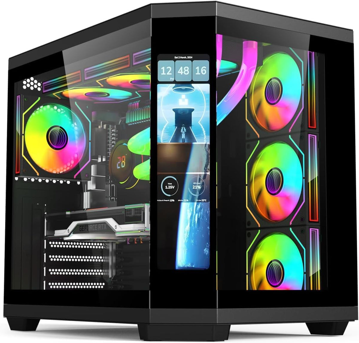 The Vision LCD X3D gaming PC image 3 by Pink Parsnip Computers