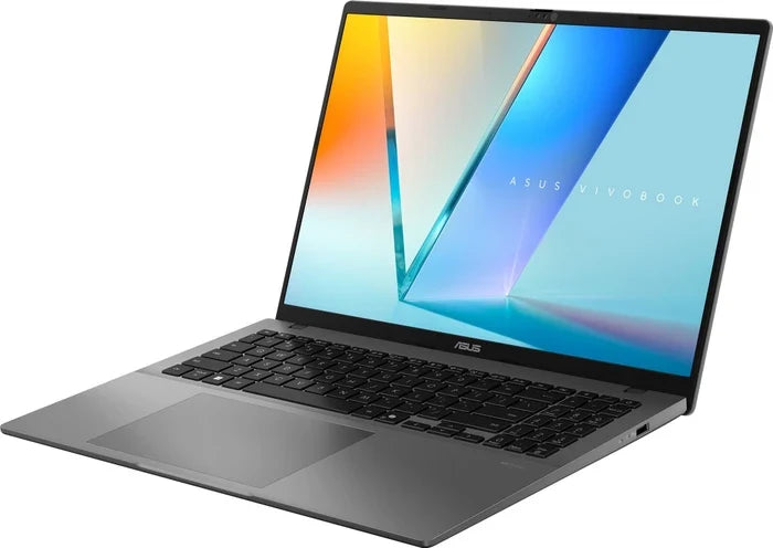 ASUS Vivobook S16 M3607GA Matte Grey chassis view 1 (keyboard layout may vary by region)