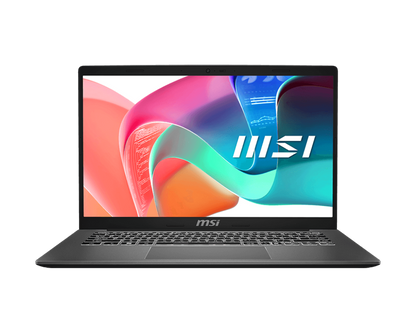 MSI Modern 14 F1MG Black chassis photograph 1