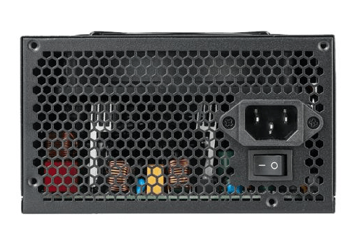 Vida 500W ATX PSU, 80+ Bronze, Fluid Dynamic Ultra - Quiet Fan, PCIe, Flat Black Cables, Power Lead Not Included, Black - Pink Parsnip Computers
